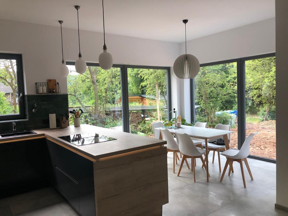 Ferienhaus Waldbaden Im Nationalpark Eifel- Am Bach Schleiden Esterno foto