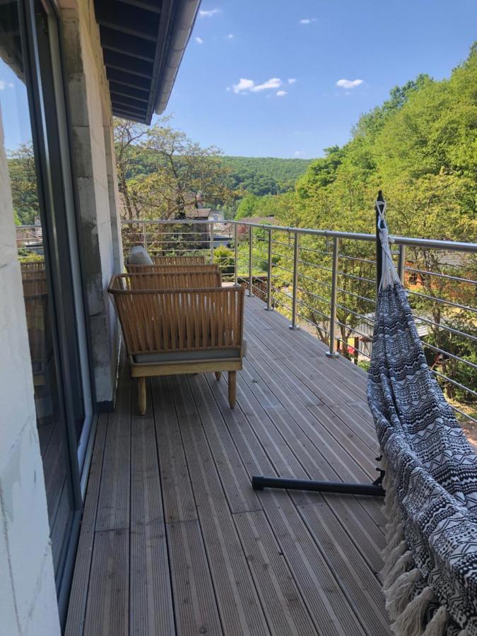 Ferienhaus Waldbaden Im Nationalpark Eifel- Am Bach Schleiden Esterno foto