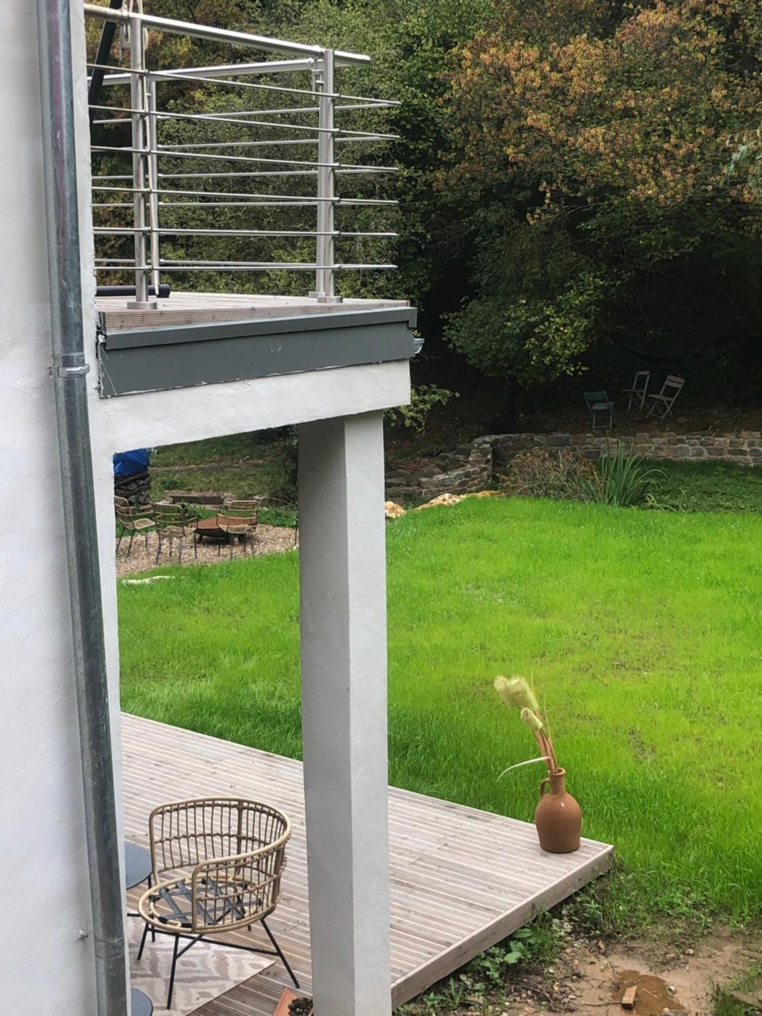 Ferienhaus Waldbaden Im Nationalpark Eifel- Am Bach Schleiden Esterno foto