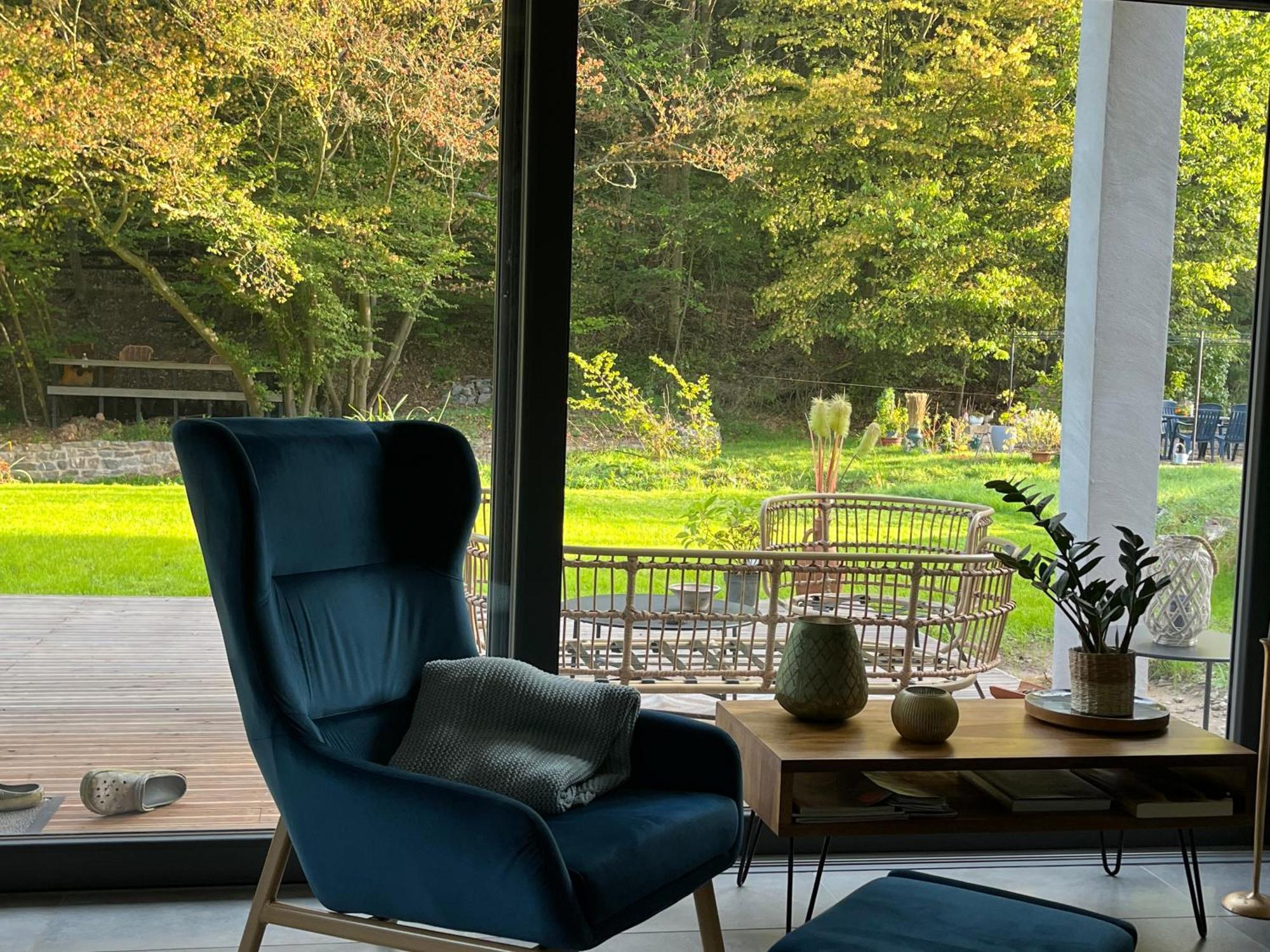 Ferienhaus Waldbaden Im Nationalpark Eifel- Am Bach Schleiden Esterno foto