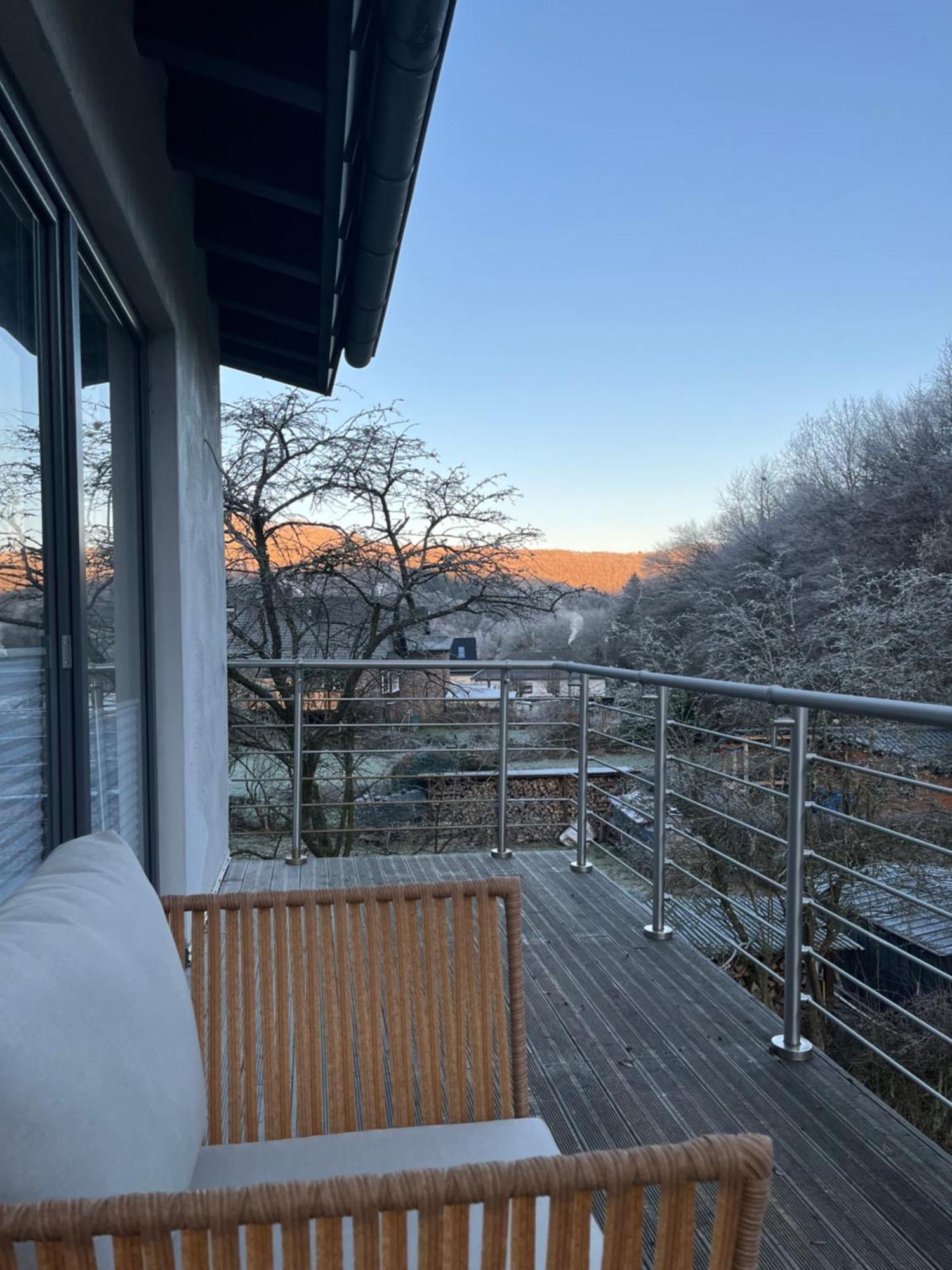 Ferienhaus Waldbaden Im Nationalpark Eifel- Am Bach Schleiden Esterno foto
